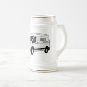 Chope À Bière Illustration du fourgon de livraison (Devant droit)