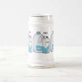 Chope À Bière Illustration du lait (Centre)