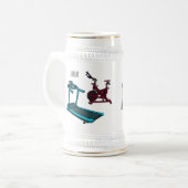 Chope À Bière Illustration du tapis roulant et de la bande dessi (Devant gauche)