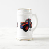 Chope À Bière Illustration du tracteur (Devant droit)