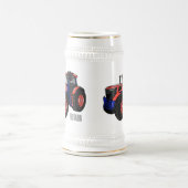 Chope À Bière Illustration du tracteur (Centre)