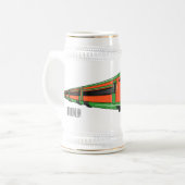 Chope À Bière Illustration du train à balles (Devant gauche)