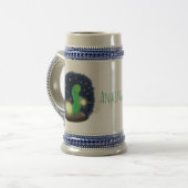 Chope À Bière Illustration du ver vert mou (Devant gauche)