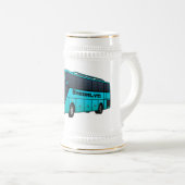 Chope À Bière Illustration d'un autobus à passagers moderne (Devant droit)