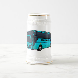 Chope À Bière Illustration d'un autobus à passagers moderne