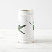 Chope À Bière Illustration d'un colibri à bec épée (Centre)