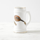 Chope À Bière Illustration en mandoline (Devant droit)