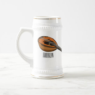 Chope À Bière Illustration en mandoline