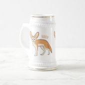 Chope À Bière Illustration Fennec fox (Devant gauche)