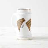 Chope À Bière Illustration Pan flûte / panpipes (Devant gauche)