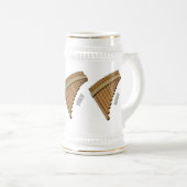 Chope À Bière Illustration Pan flûte / panpipes (Devant droit)