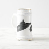 Chope À Bière Illustration sous-marine (Devant gauche)