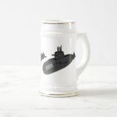 Chope À Bière Illustration sous-marine (Devant droit)