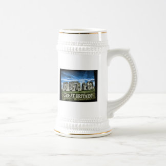 Chope À Bière Image de Stonehenge avec la légende