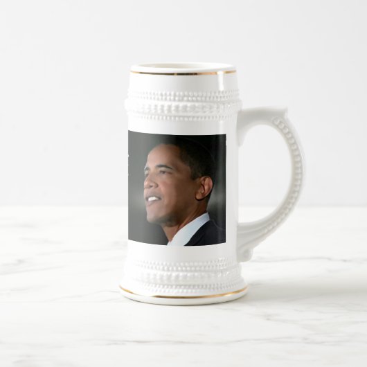 Chope À Bière Inauguration 2009 d'Obama Stein (Droite)