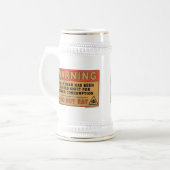 Chope À Bière Incapable d'avertissement à la consommation de (Devant gauche)
