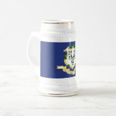 Chope À Bière Indicateur d'état Connecticut (Devant gauche)