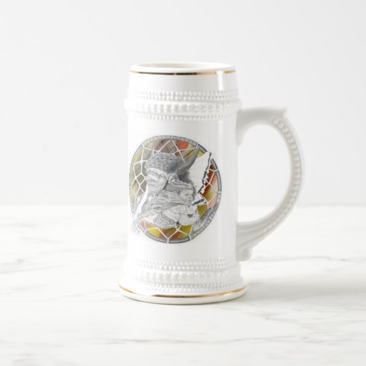 Chope À Bière Indien avec le bébé (Droite)