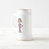 Chope À Bière Infirmière d'Afro-américain (Devant gauche)