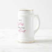 Chope À Bière Infirmière superbe (Devant droit)