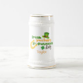 Chope À Bière Irish you a happy Jour de la Saint Patrick (Centre)