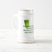 Chope À Bière Irlandais buvant disant 2 - Stein/tasse (Devant gauche)