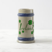 Chope À Bière Irlandais, Irlande shamrock, trèfle (Centre)
