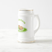 Chope À Bière J'adore les capybaras (Devant droit)