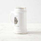 Chope À Bière Jagdterrier, Logo de chasse (Devant gauche)