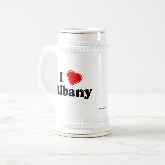 Chope À Bière J'aime Albany (Devant gauche)