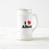 Chope À Bière J'aime Albany (Devant droit)