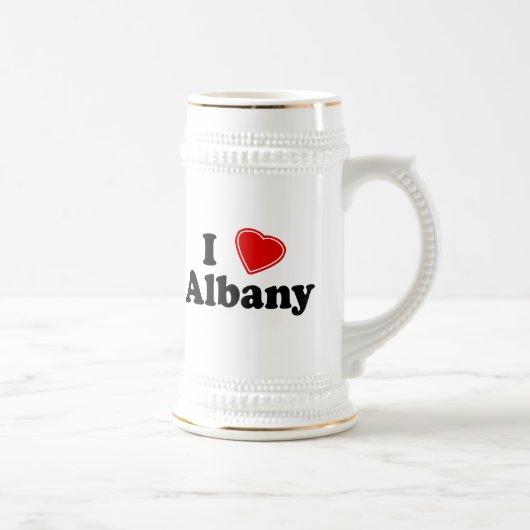 Chope À Bière J'aime Albany (Droite)