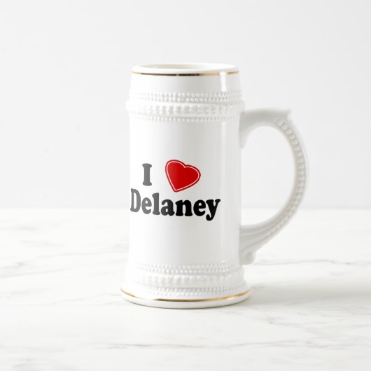 Chope À Bière J'aime Delaney (Droite)