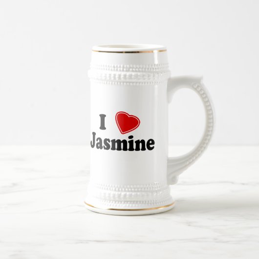 Chope À Bière J'aime le jasmin (Droite)