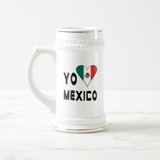 Chope À Bière J'Aime Le Mexique (Gauche)