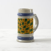 Chope À Bière J'Aime Les Fleurs Uniques (Devant droit)