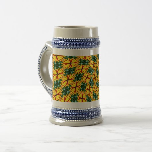 Chope À Bière J'Aime Les Fleurs Uniques (Devant gauche)