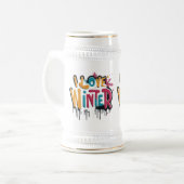 Chope À Bière J'aime l'hiver (Devant gauche)