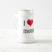 Chope À Bière J'aime ma maman (Devant gauche)