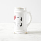 Chope À Bière J'aime ma maman (Devant droit)