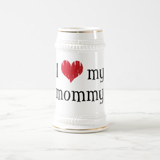 Chope À Bière J'aime ma maman (Centre)