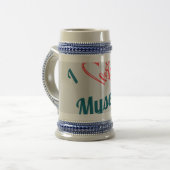 Chope À Bière J'aime moi-même - Bouton de soins personnels (Devant gauche)