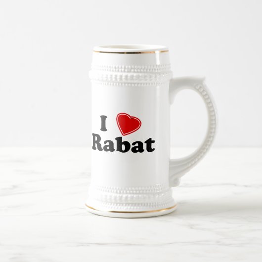 Chope À Bière J'aime Rabat (Droite)