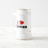 Chope À Bière J'aime Taïwan (Devant gauche)