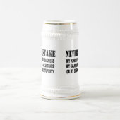 CHOPE À BIÈRE JAMAIS ERREUR (Centre)
