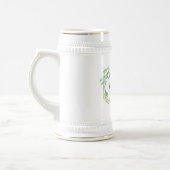 Chope À Bière Jardin Botanique Feuillage Vert Mariage (Gauche)