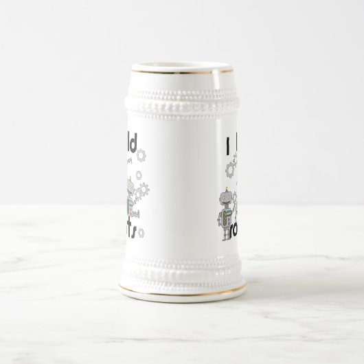 Chope À Bière Je construis des robots (Centre)