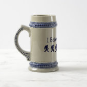 Chope À Bière Je crois en Bigfoot Beer Stein (Gauche)