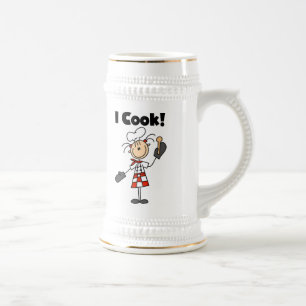 Chope À Bière Je cuisine - Chef féminin