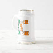 Chope À Bière Je suis irlandais (Devant gauche)